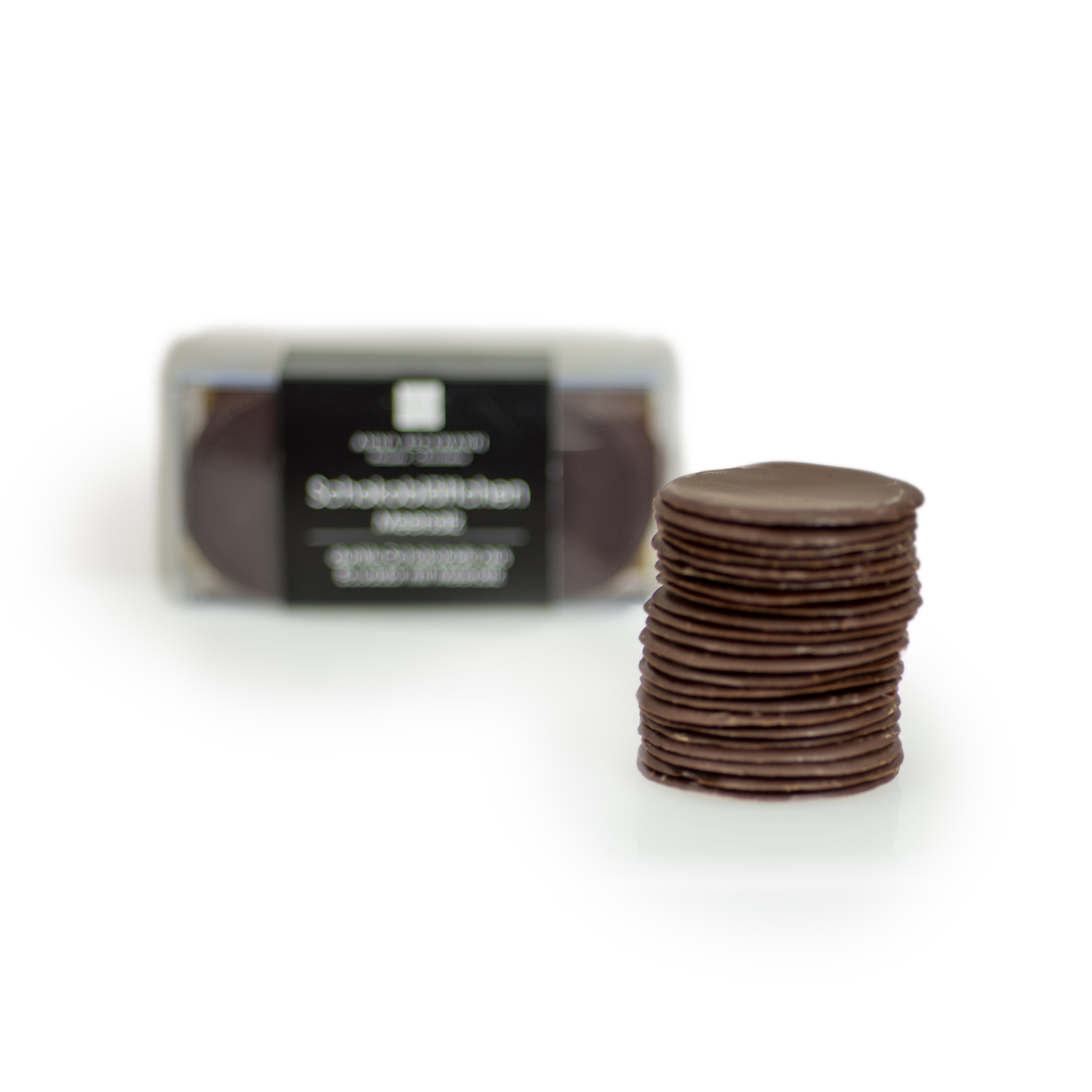 Schokoblättchen dunkel Salz