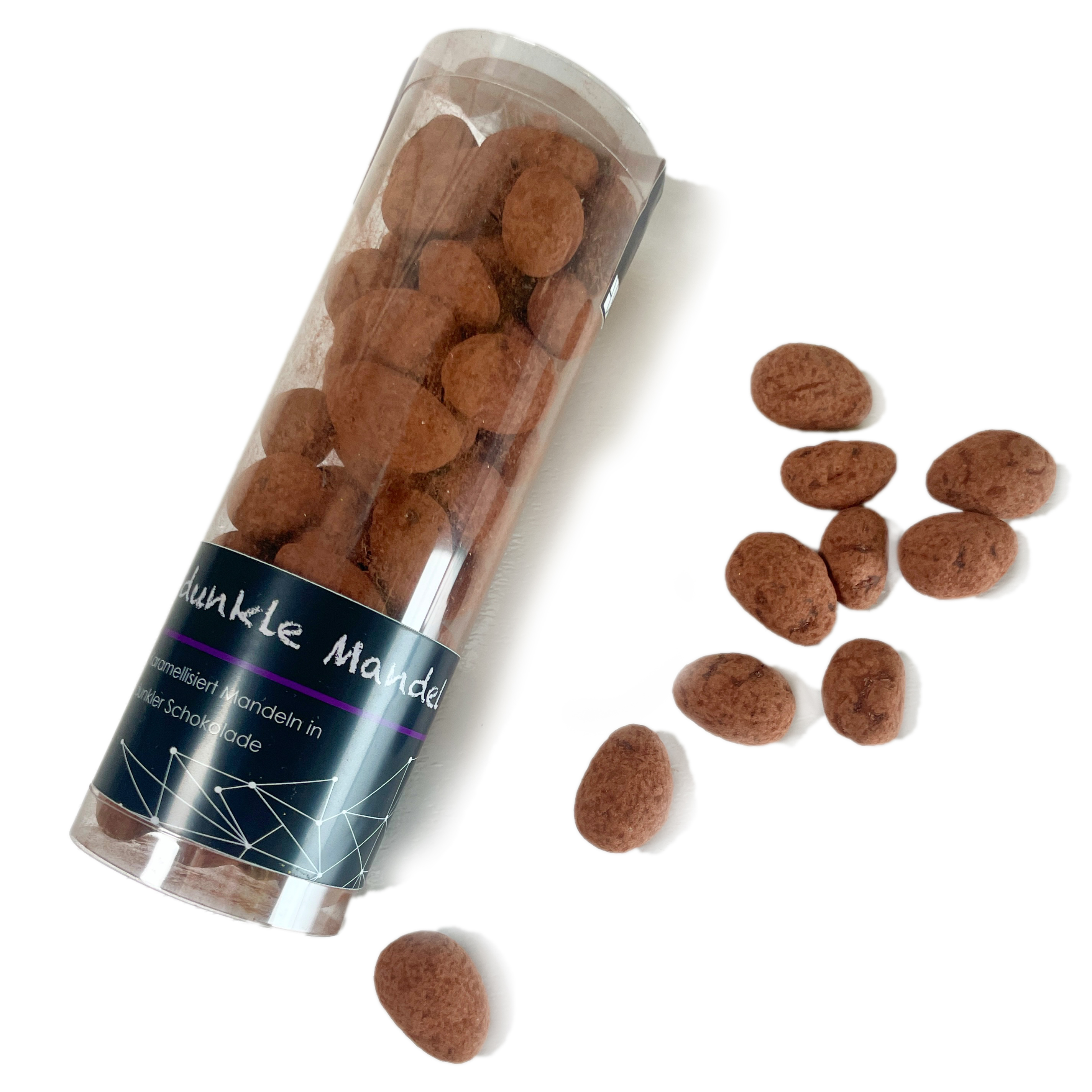 Dragees "dunkle Mandel"