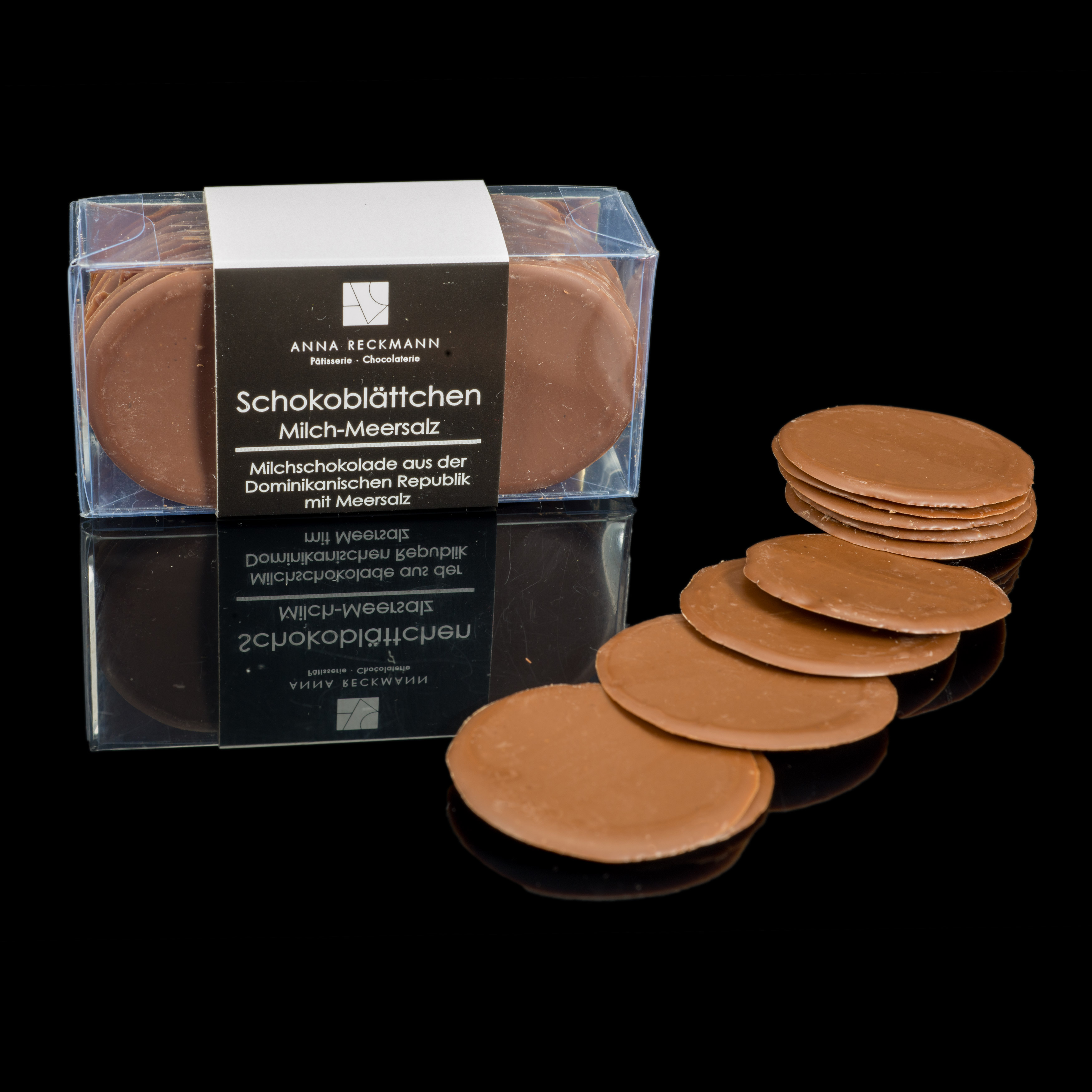 Schokoblättchen Vollmilch Salz