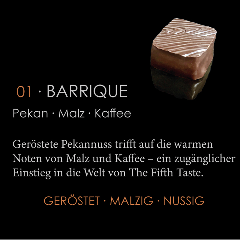 Pralinenkollektion "The Fifth Taste" 