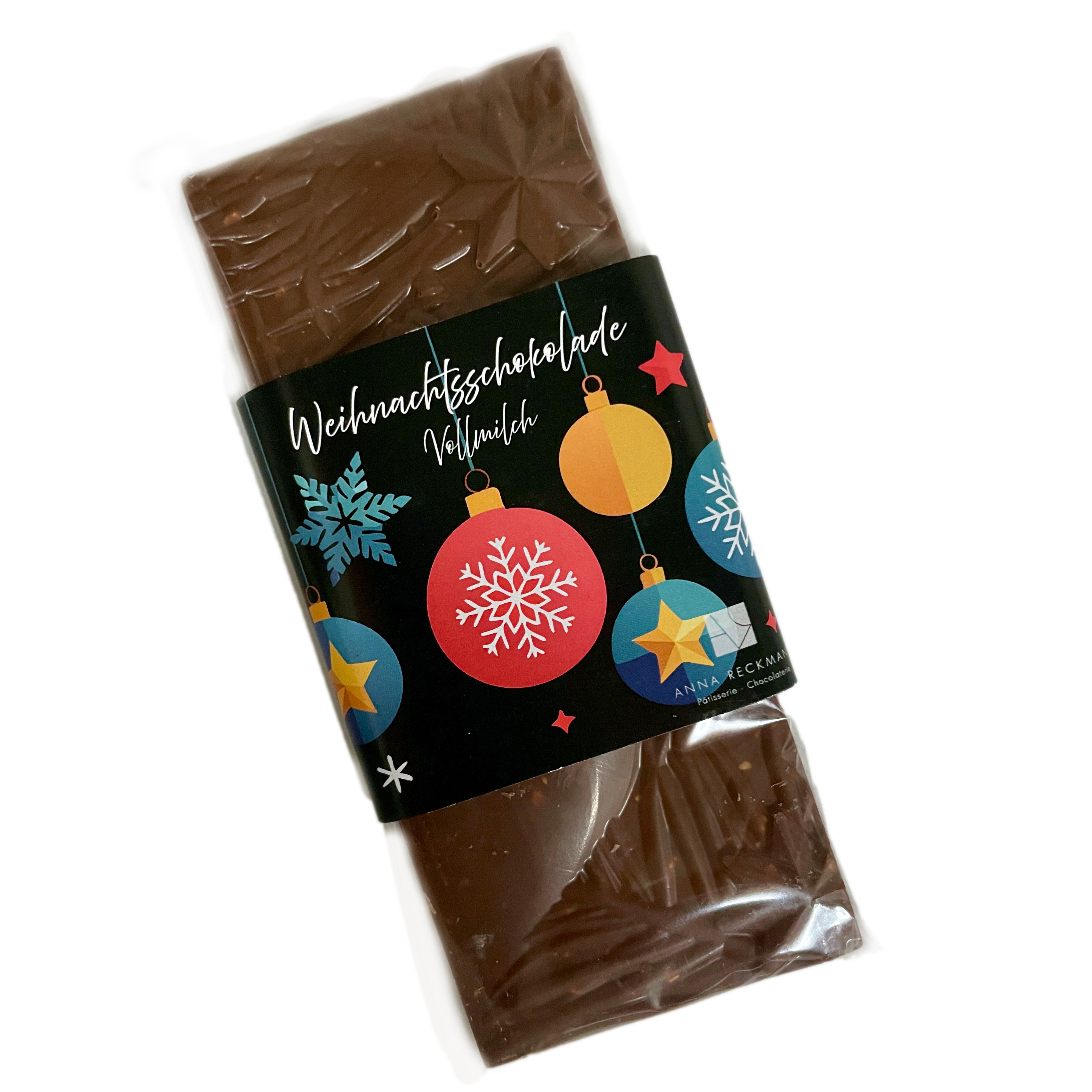 Weihnachtsschokolade Vollmilch -Haselnuss