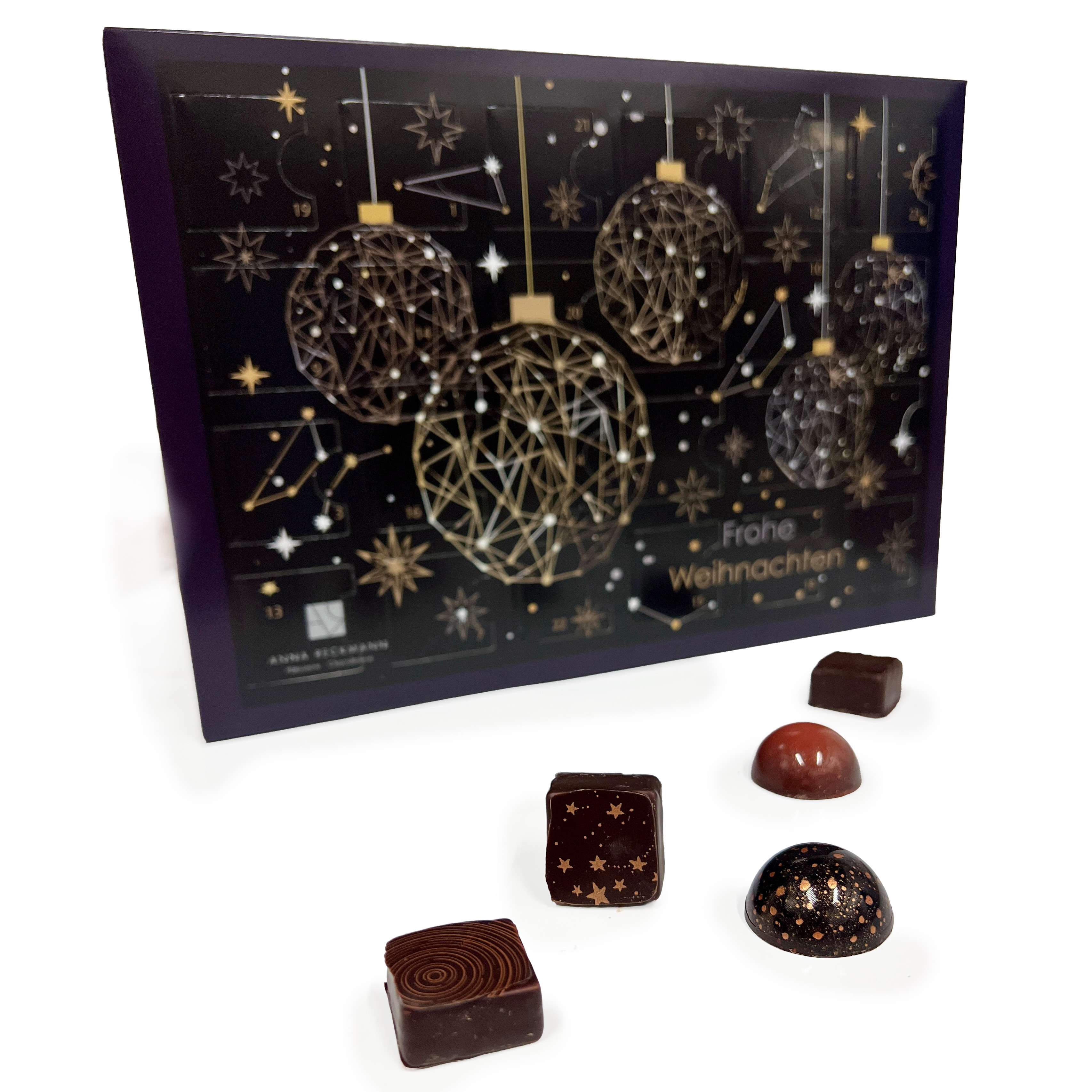 Pralinen-Adventskalender 2026 – 24 handgefertigte Pralinen